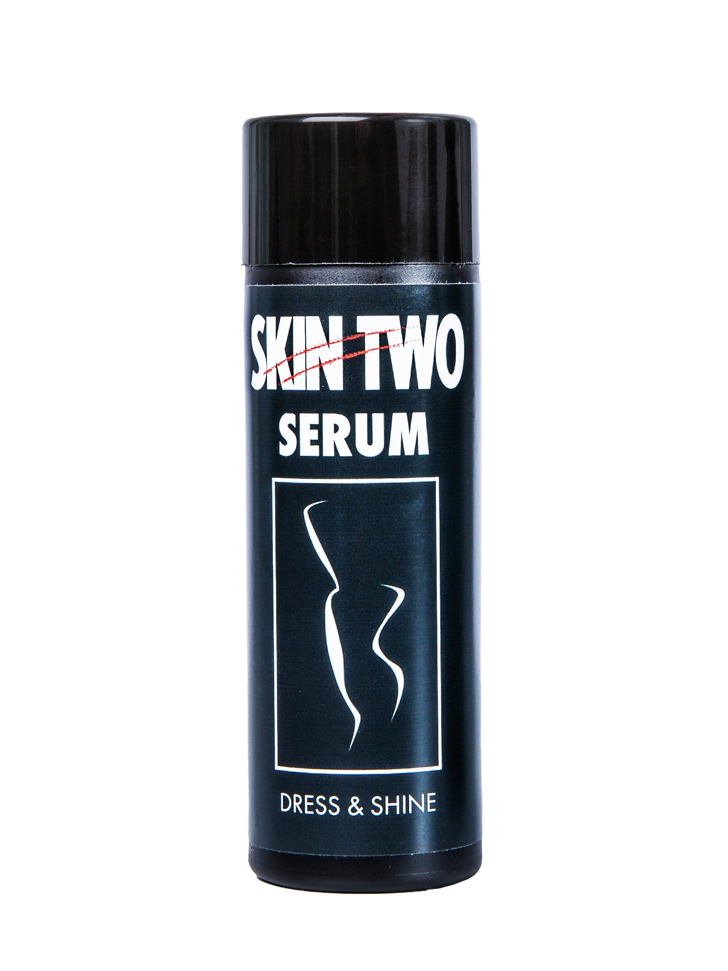 Bottle of Skin Two Dress & Shine for latex clothing